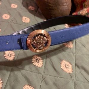 Gorgeous find, blue Versace belt